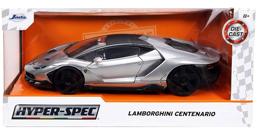 Amazon.com: Jada Lamborghini Centenario Gray Metallic with